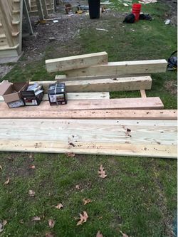 Extra construction, wood and nails