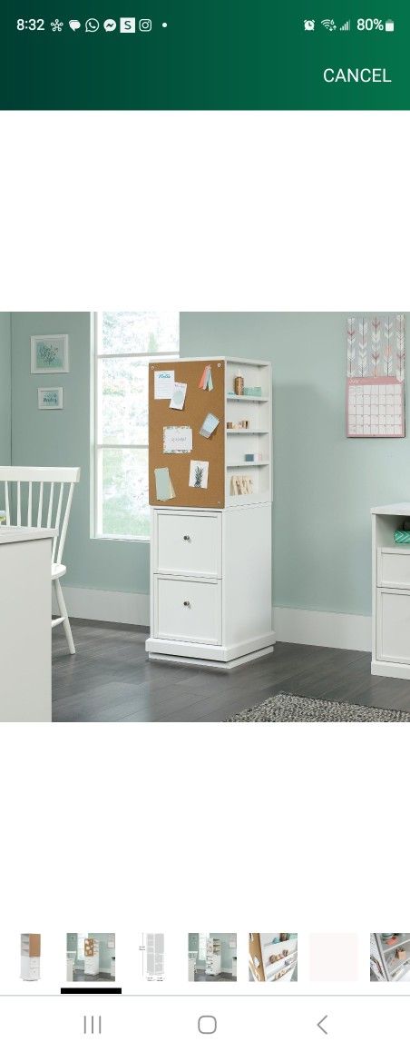 Crafting Tower That Turns And Has Storage With Pegboard