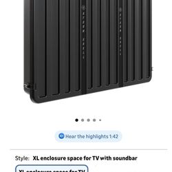 Storm Shell XL Weatherproof 65" Outdoor TV and Soundbar enclosure