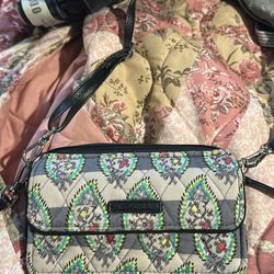 vera bradley crossbody wallet/wristlet 
