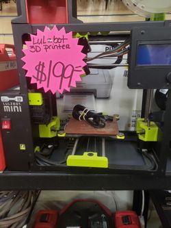 3D Printer Mini. Lulzbot With Accessories.