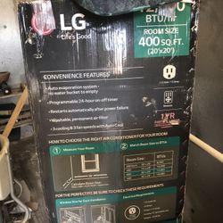 LG brand portable air conditioner