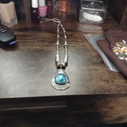 Turquoise Sterling Necklace