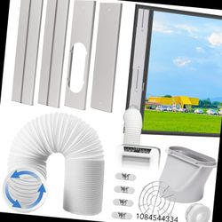 Aukney Portable AC Window Vent Kit - 59" Hose