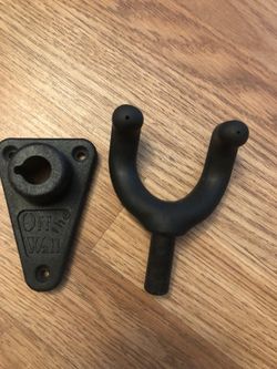 Guitar wall hanger.