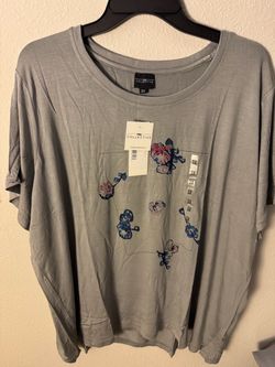 Pink Collective Floral Graphic Tee Size 3X