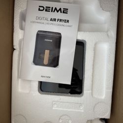 BNIB Red Small Digital Air Fryer 