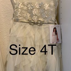 NEW  Party Dress Size 4T