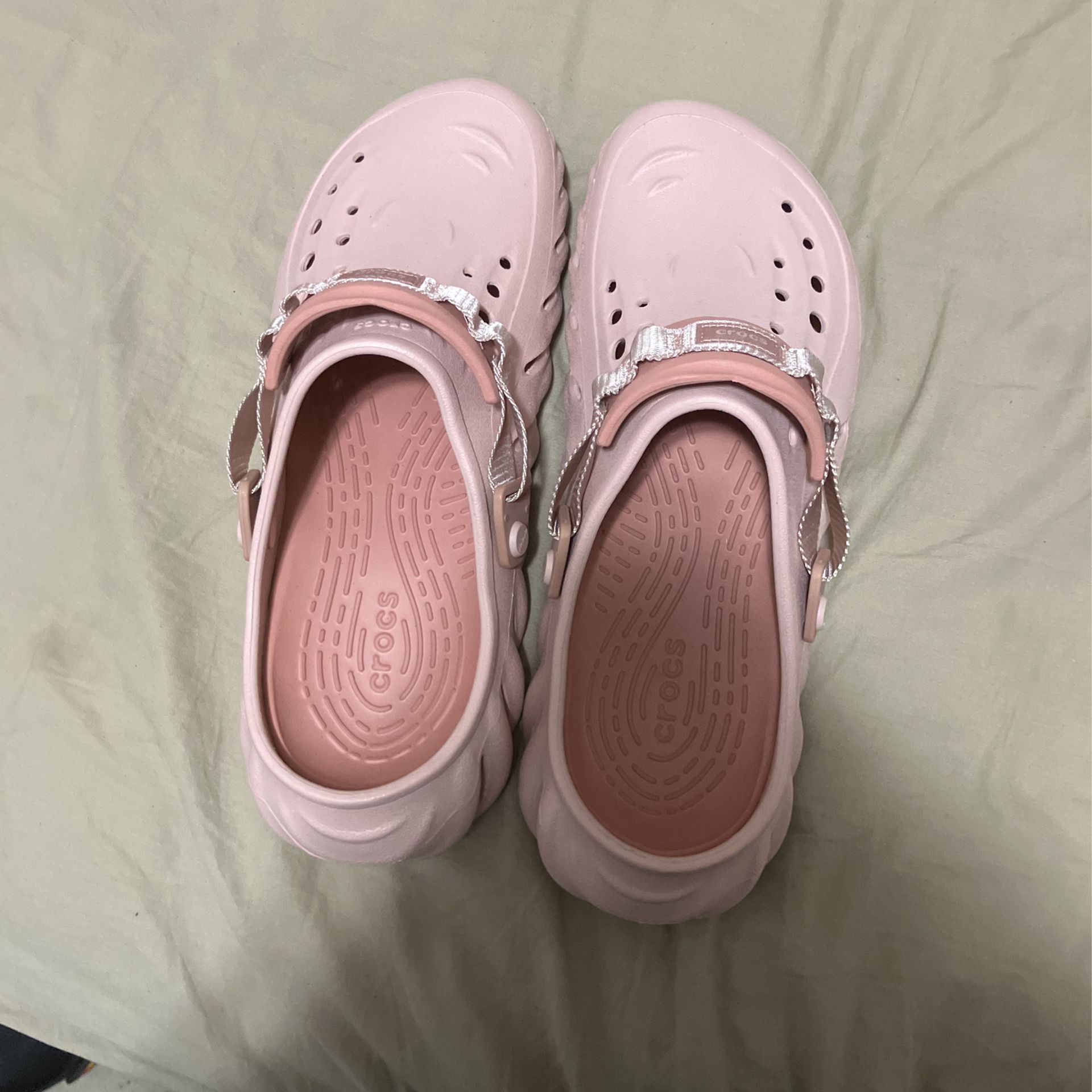 Pink Crocs, Women Size 12