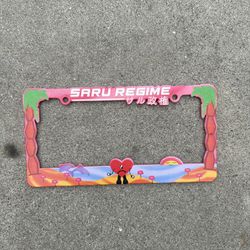 Bad Bunny License Plate Frame