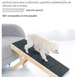 Adjustable ramp for pets 19 inches high,