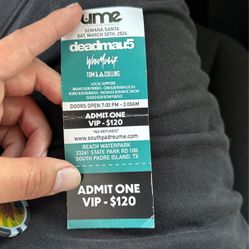 VIP Ticket To UME Deadmouse 