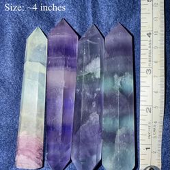 4 Peace, Rainbow, Fluorite, Tower & Points