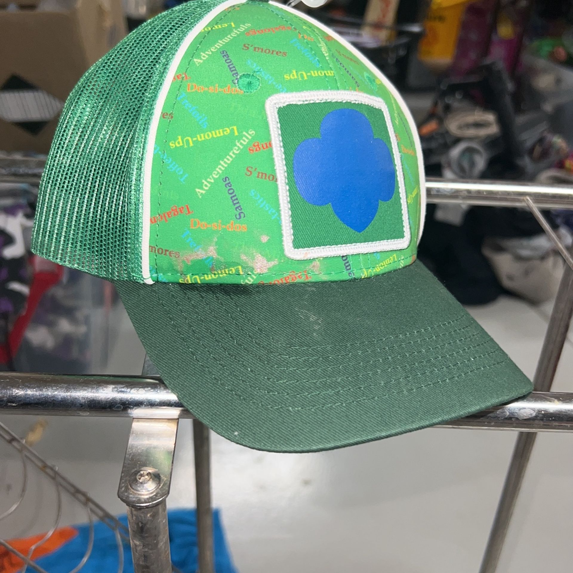 GREEN GIRL SCOUT COOKIE BOSS ADULT Mesh SnapBack Elastic Hat Uniform Collectible