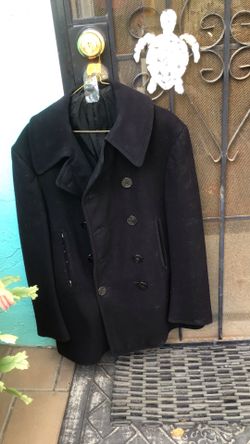 1950s men’s wool pea coat