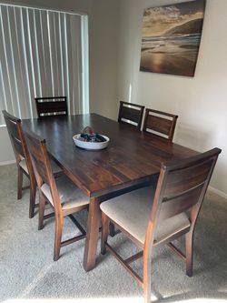 Dining table set of 6 chair