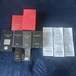 Versace Bacharach Creed, Two Dior Valentino Colognes