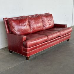 Ferguson Copeland Leather Studded Sofa -Delivery Available