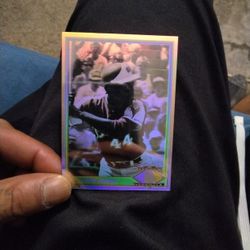 Hank Arron Raw Rare Card !! Holographic!!!!