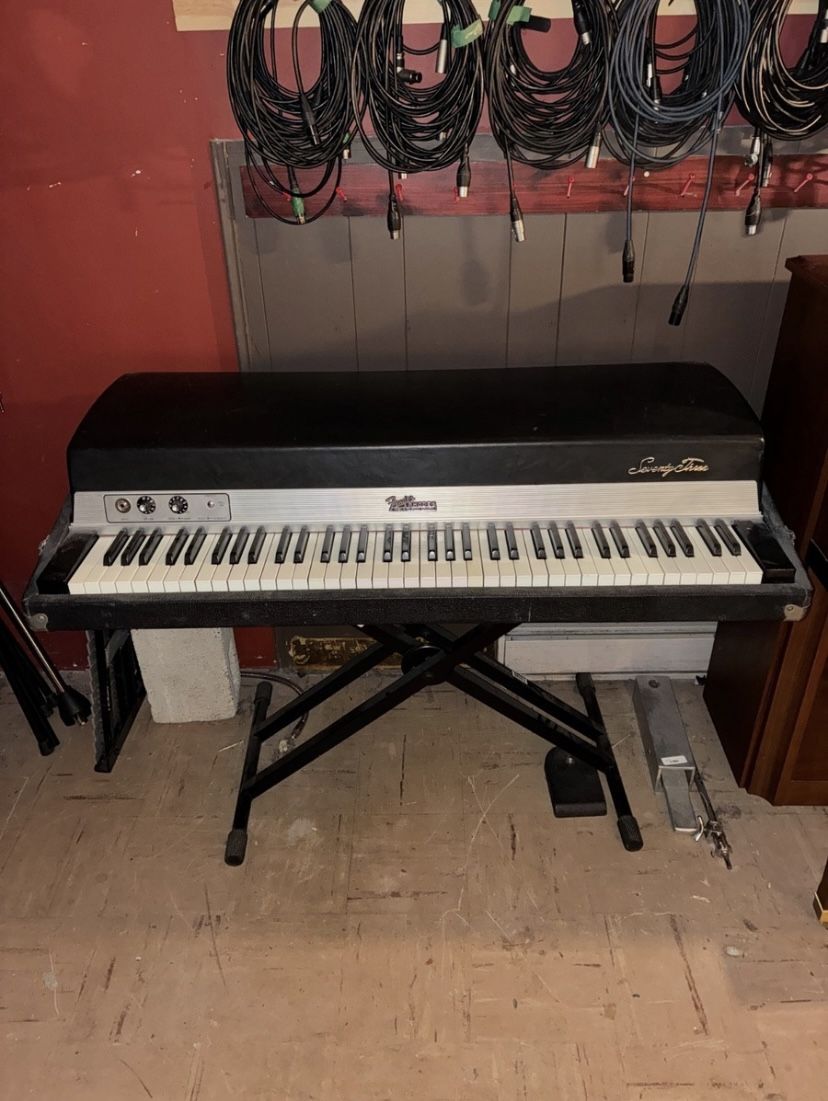Main Seller Original Fender Rhodes Mark I Stage 73-Key Electric Piano Black Rounded Top