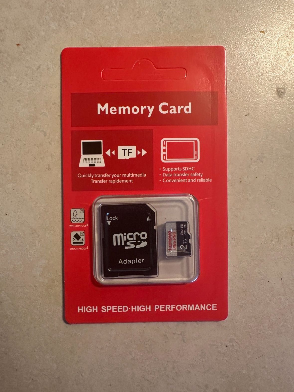 2Tb LENOVO SD Card - PERFECT 4 GAMING