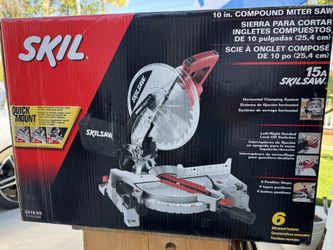 SKILZ 10” Compound Miter Saw