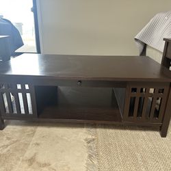 Mission Craftsman Coffee Table And 2 Matching End Tables