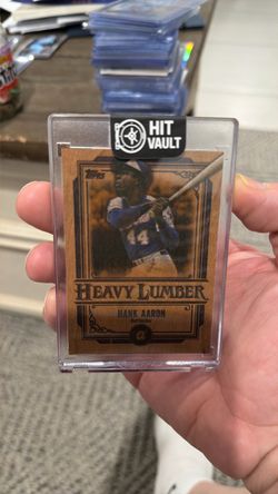 Hank Aaron Topps Heavy Lumber Baseball Card