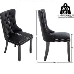 New Dining Chair (Black)
