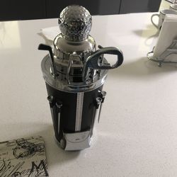 Cocktail shaker With Bottle Opener, Cork opener 4 Stirs And 4 Appetizer pics