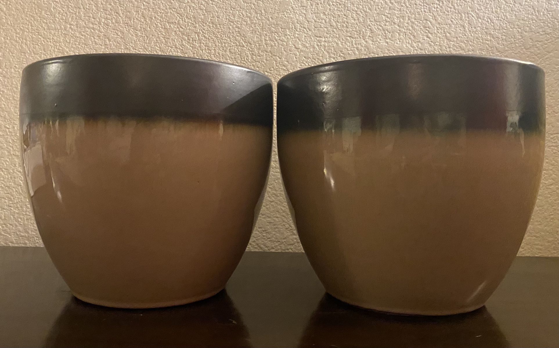 Two Large ceramic pots
