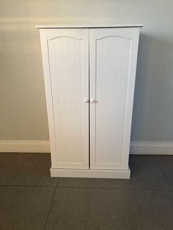 Storage Cabinet pantry white moving sale