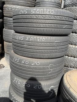 P245/50/r20 Hankook Tires Used Set