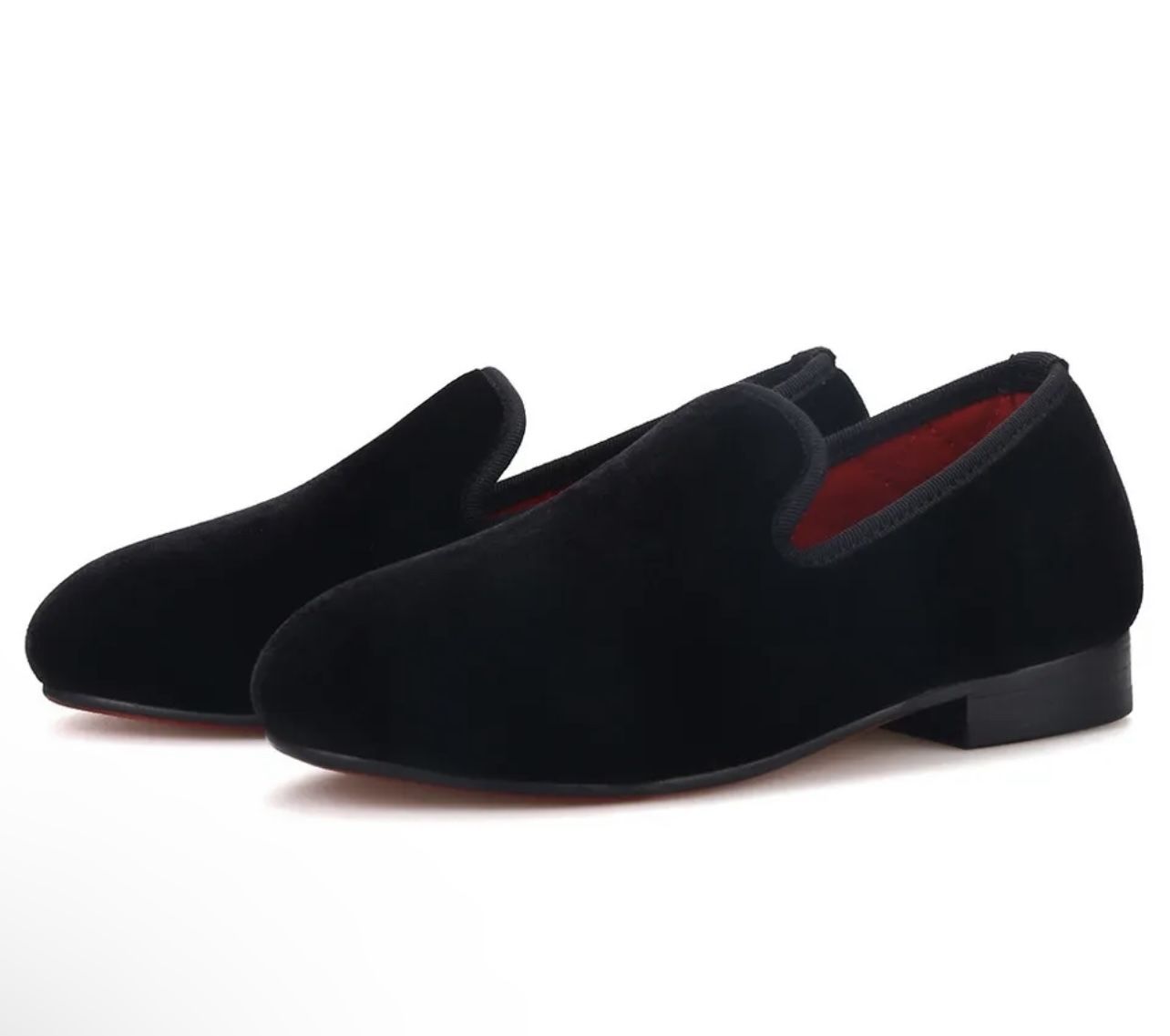 Ferucci Velvet Men’s Formal Wedding Party Occasion Black Tuxedo Loafers Sz. 5