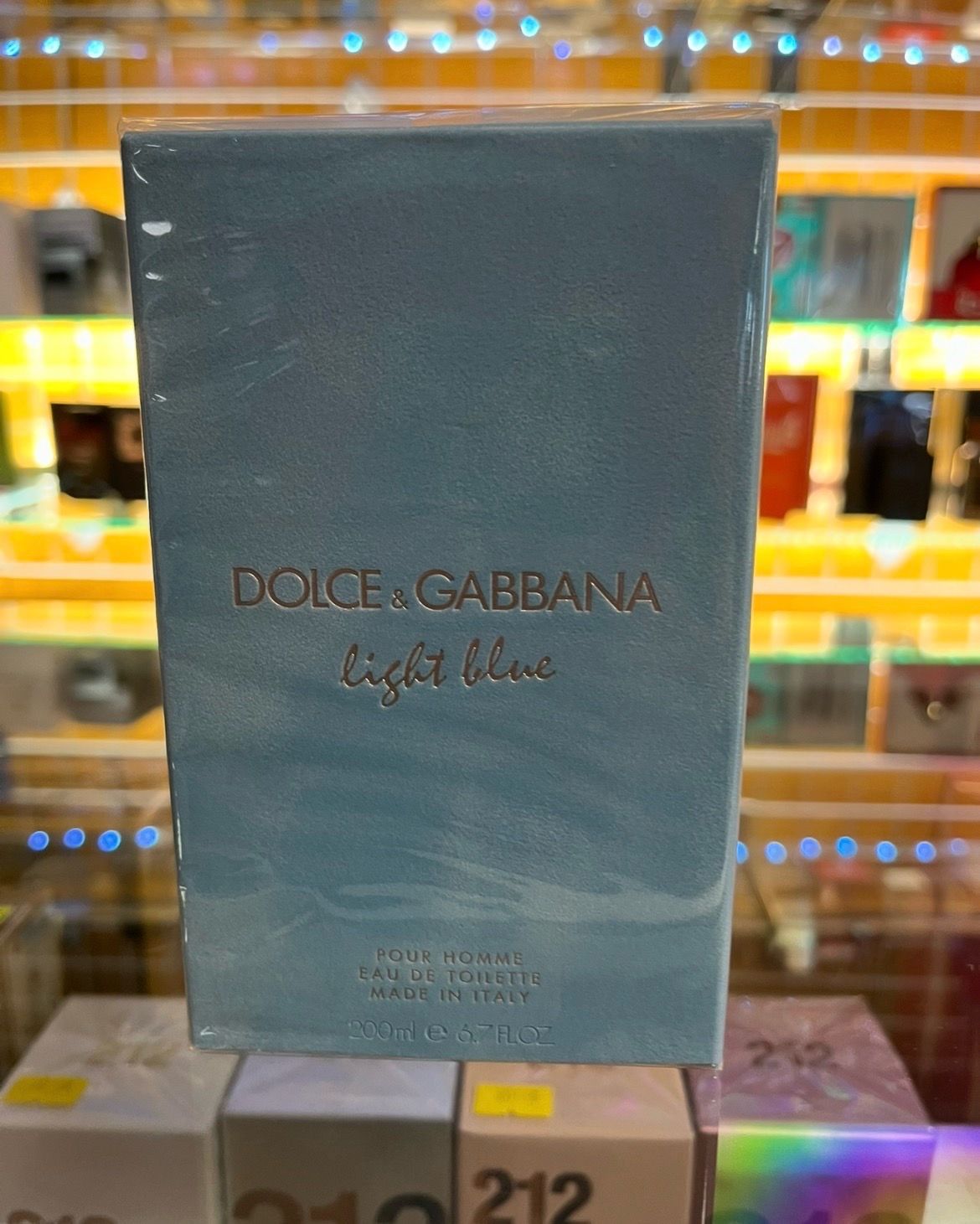 Dolce Gabbana Light Blue Cologne for Men 6.7 Oz perfume Spray
