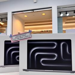 New Apple MacBook Pro 14 Inch M3 Chip 8GB RAM 512GB SSD Laptop - Pay $5 To take It home And pay The rest Later 