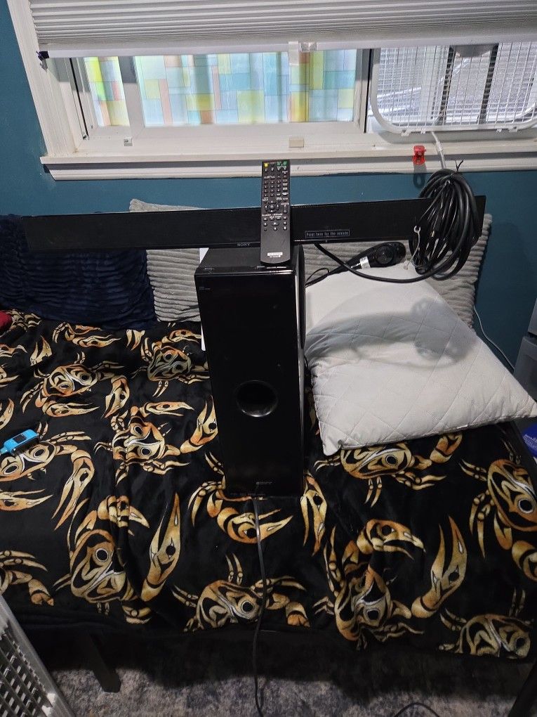 Sony Subwoofer& Sound Bar, Used