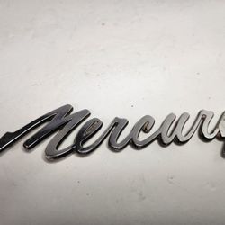 Vintage Original Mercury Emblem Badge Side Logo OEM Auto Car Classic