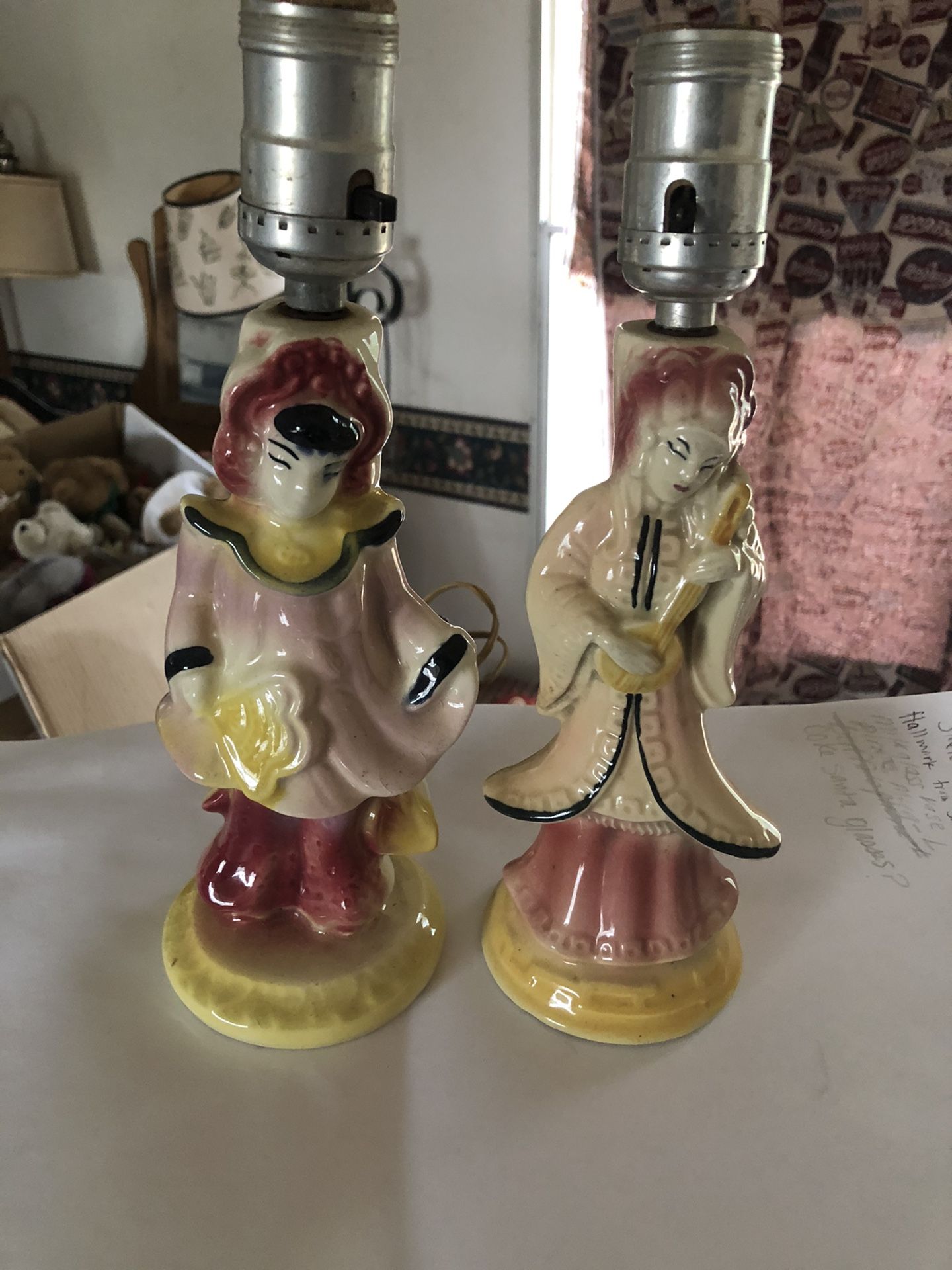 Several  Different   Vintage Lamps 