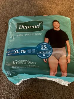 Men’s depends XL