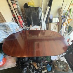 Wood Table W/ 4 Chairs 