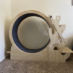 Wooden Cat Wheel 