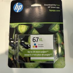 HP 67XL Tri Color Ink Cartridge Brand New