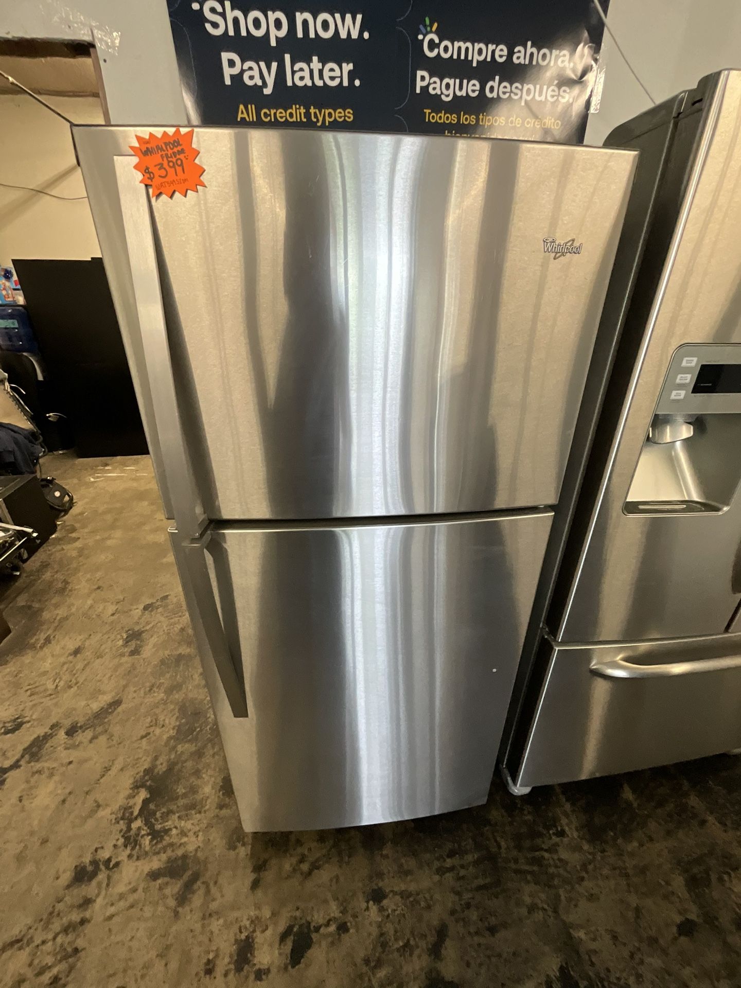 Whirlpool Stainless Steel Refrigerator