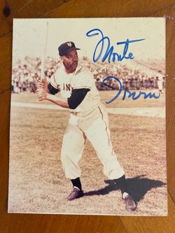 Monte Irvin autograph