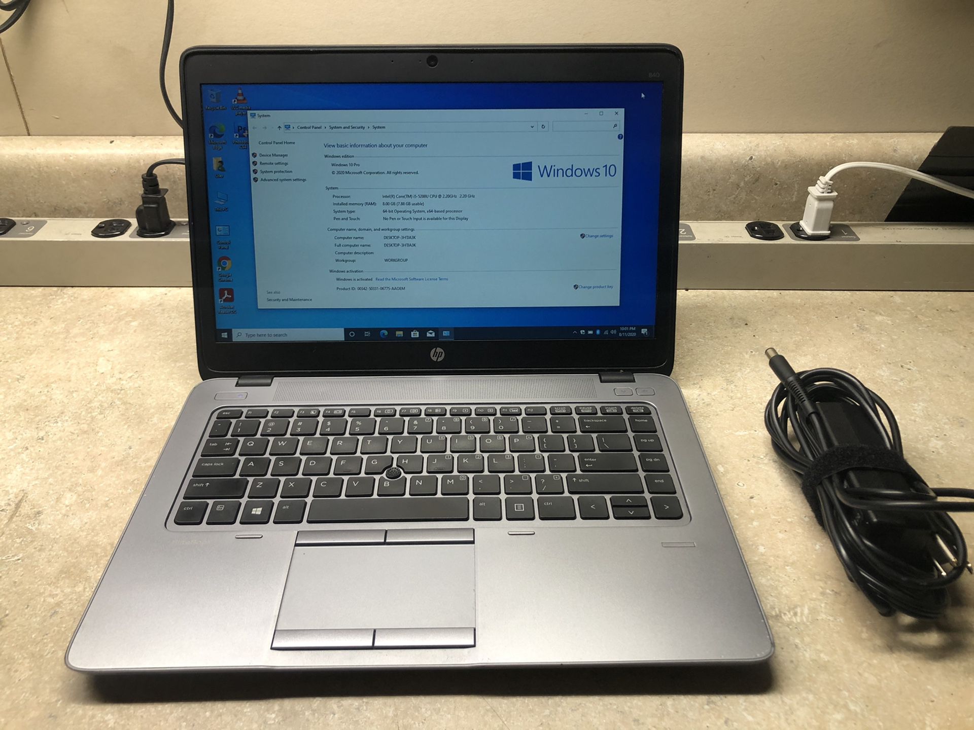 HP Laptop i5-5200U 8GB 240GB SSD Win 10 Pro