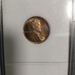 1944 D red wheat penny 