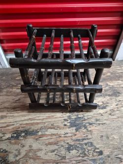 Vintage Bamboo Wine Rack