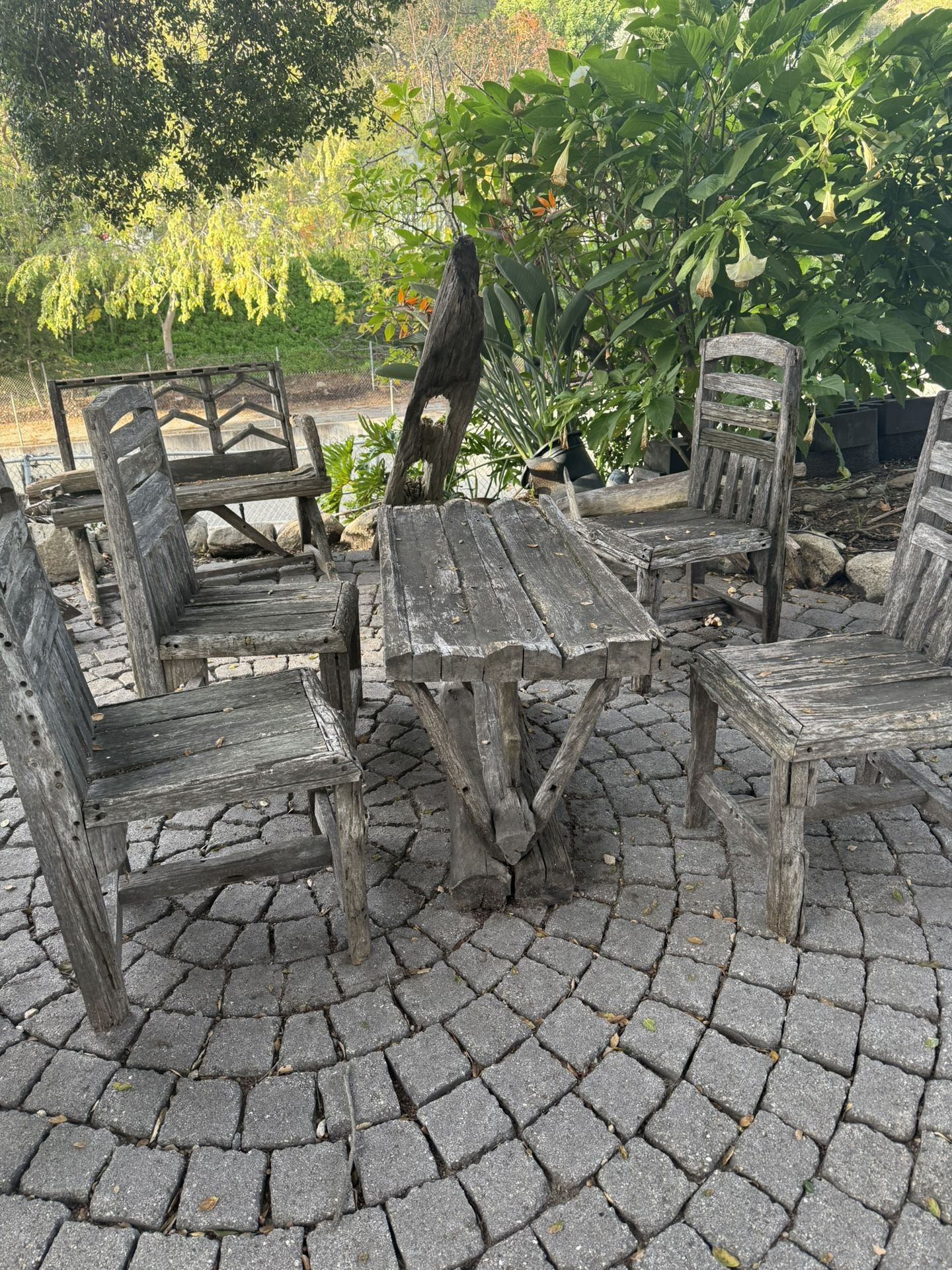 Driftwood Patio Furniture Set