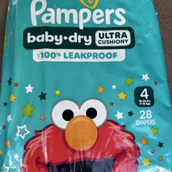 Pampers Size 4, 5 & 6